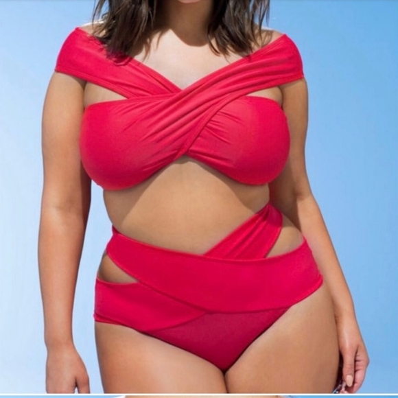 Ashley Graham x Swimsuits For All Gaupa Bikini EUC - Picture 2 of 3